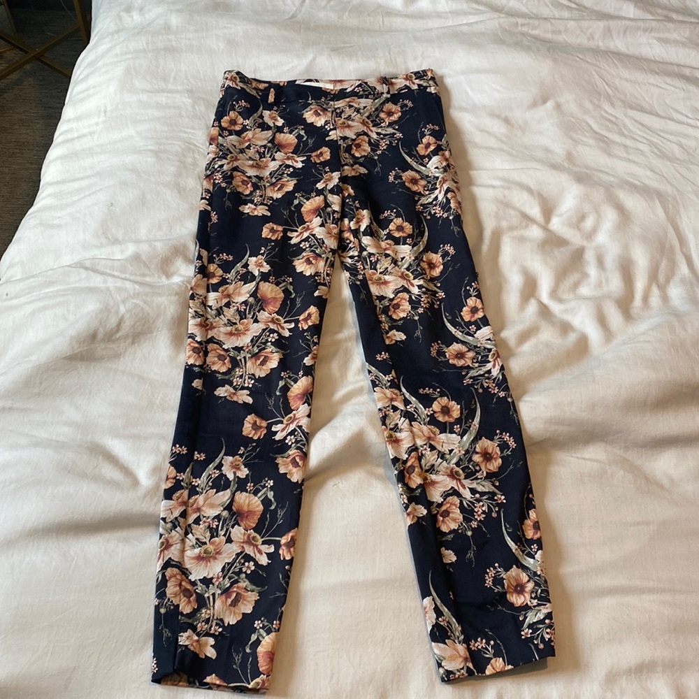 H&M Floral Work Pants